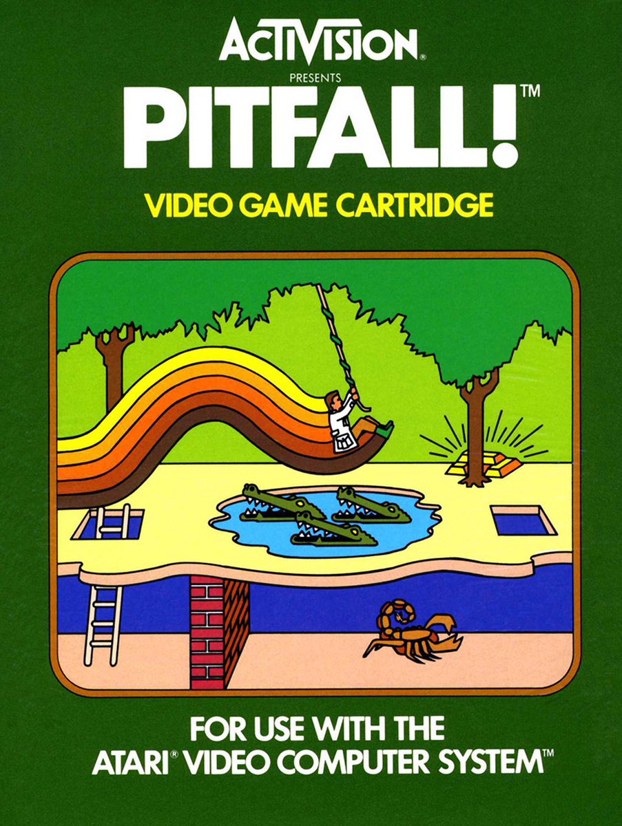 supervaultcombr's tweet image. Você sabia? Clássico absoluto dos games, Pitfall! completa 44 anos hoje. Lançado para Atari em 1982, o jogo revolucionou os platformers com exploração, puzzles e mecânicas inovadoras. Um marco que influencia games até hoje. #Games #RetroGaming #Atari