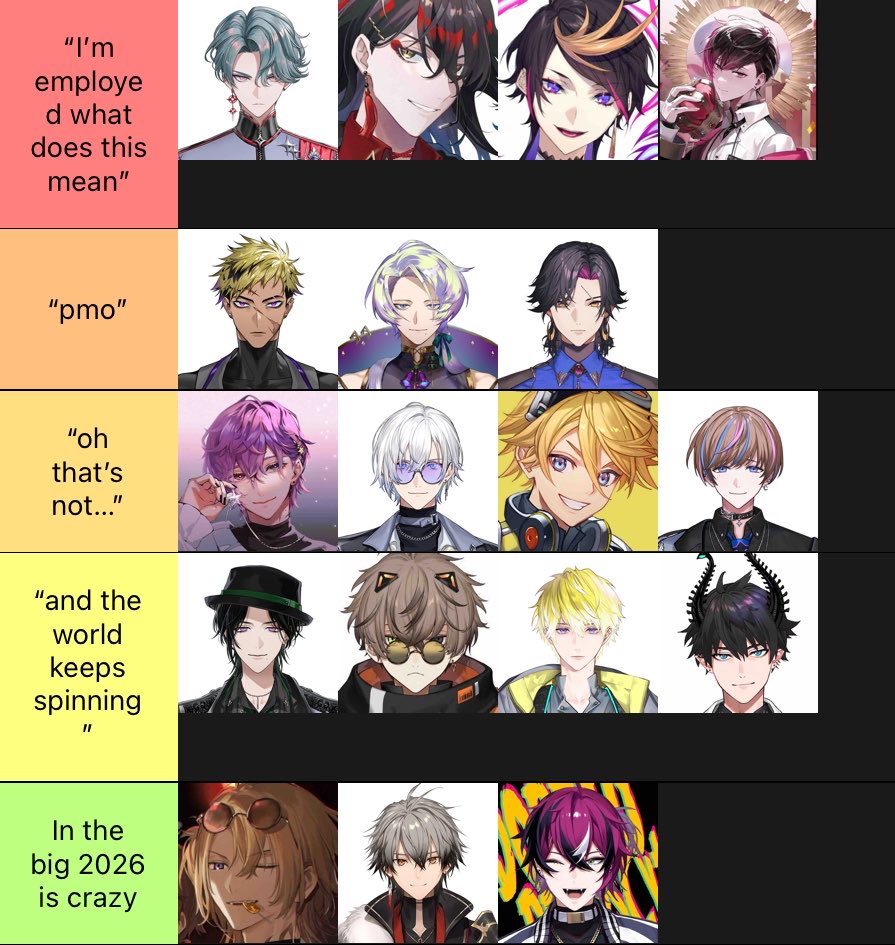 nijien boys and the TikTok hate comments they’d use (not accurate)