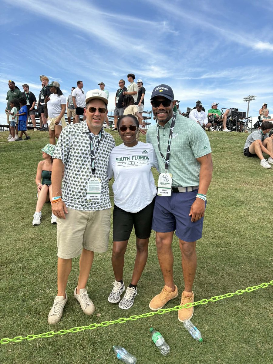 Gachette7's tweet image. Love where we are headed as a WHOLE! 
Great seeing my Bull brothers as well. 
Future is fast and bright 
@USFFootball 
#LFGB