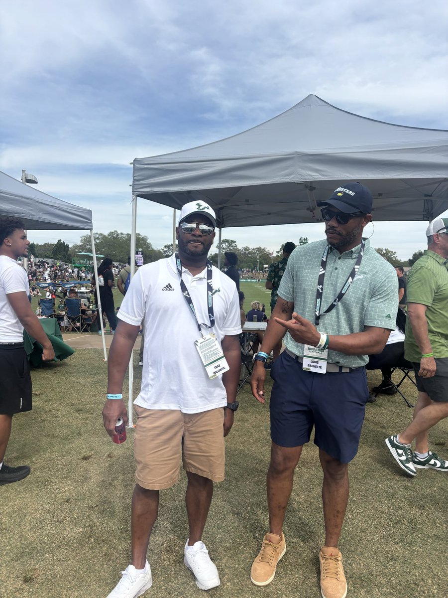 Gachette7's tweet image. Love where we are headed as a WHOLE! 
Great seeing my Bull brothers as well. 
Future is fast and bright 
@USFFootball 
#LFGB