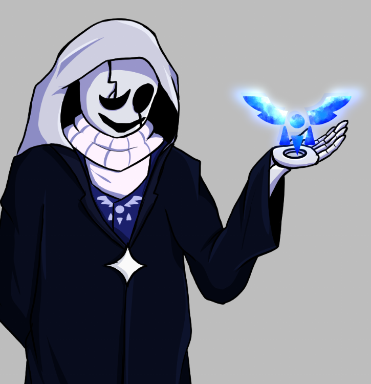 i love this progress in my gaster drawings
new one is so so much better 

this is almost exactly one year difference