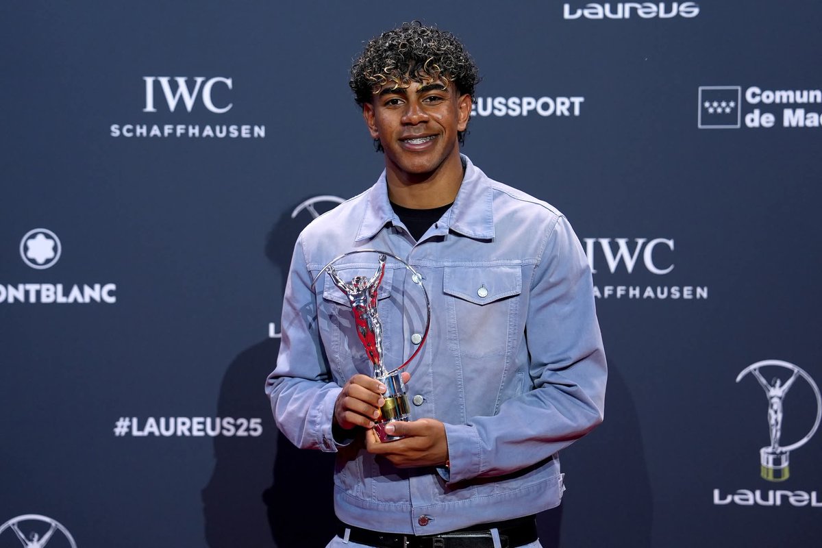 ObsaMusa12's tweet photo. Lamine Yamal x Laureus 🏆
@Laureus https://t.co/ei6WqdRvru