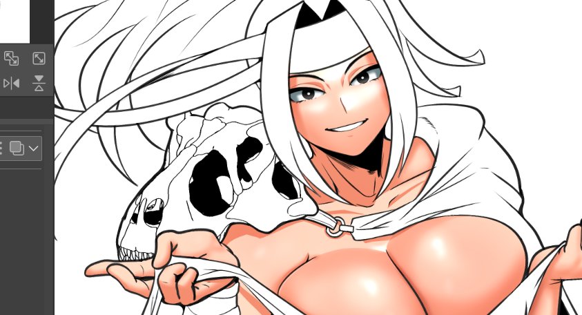 Donchap0's tweet photo. momo wip >_< https://t.co/xthT0c5Q39