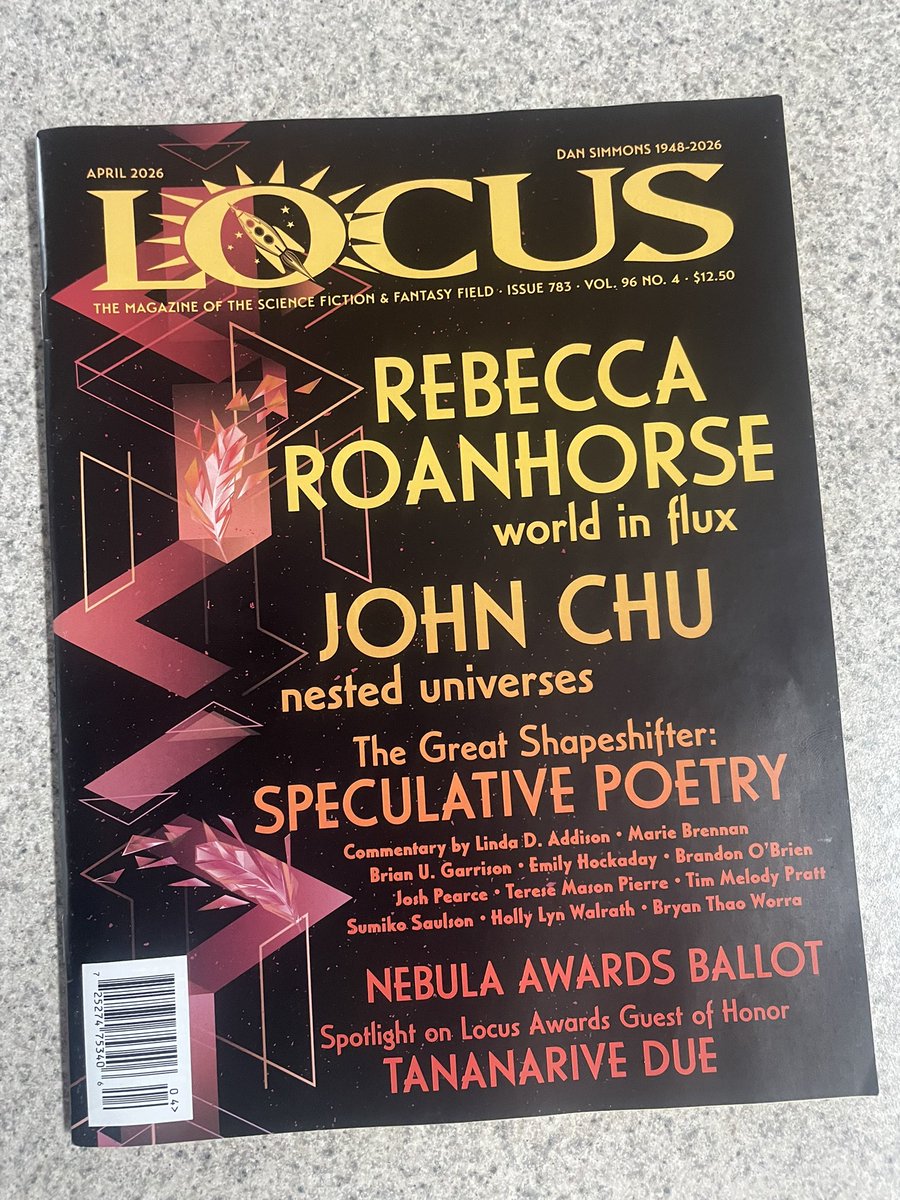 Gabino_Iglesias's tweet photo. The latest @locusmag is full of goodness, including a spotlight on Tanarive Due and my reviews of @ComptonWrites Dead First, Kim Fu’s The Valley of Vengeful Ghosts, and @edashtonwriting’s After the Fall. https://t.co/41Hs4TOrww