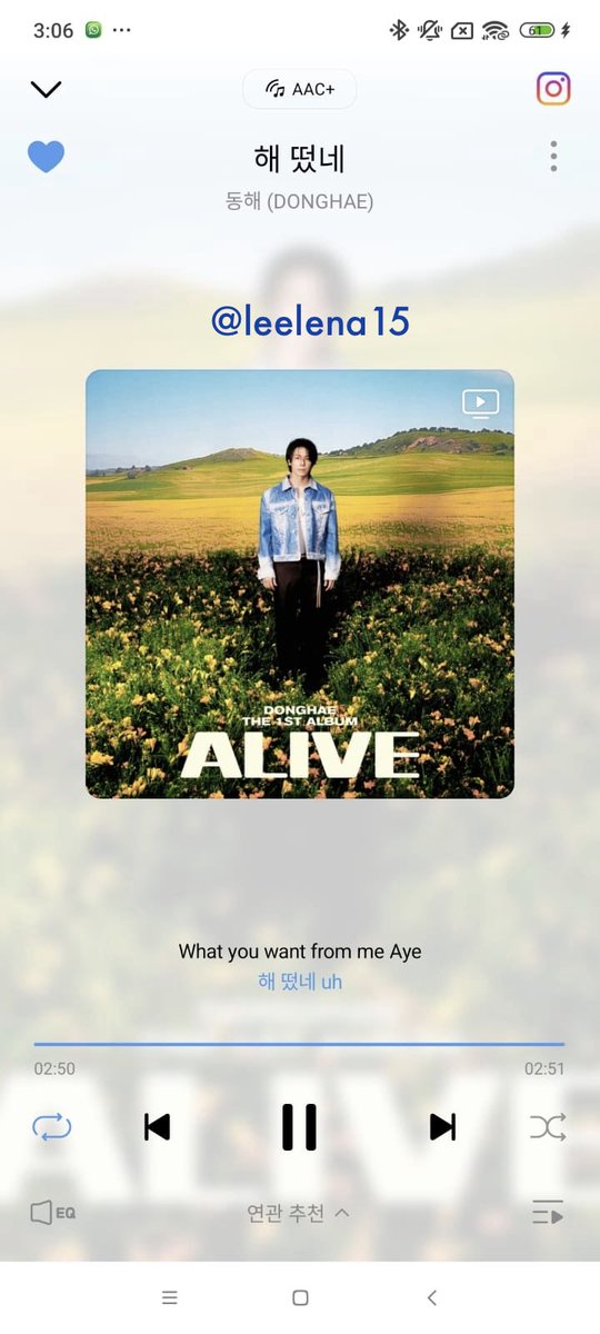 The sun is alive @ genie

#동해 #DONGHAE
#ALIVE #해_떴네_음원스밍