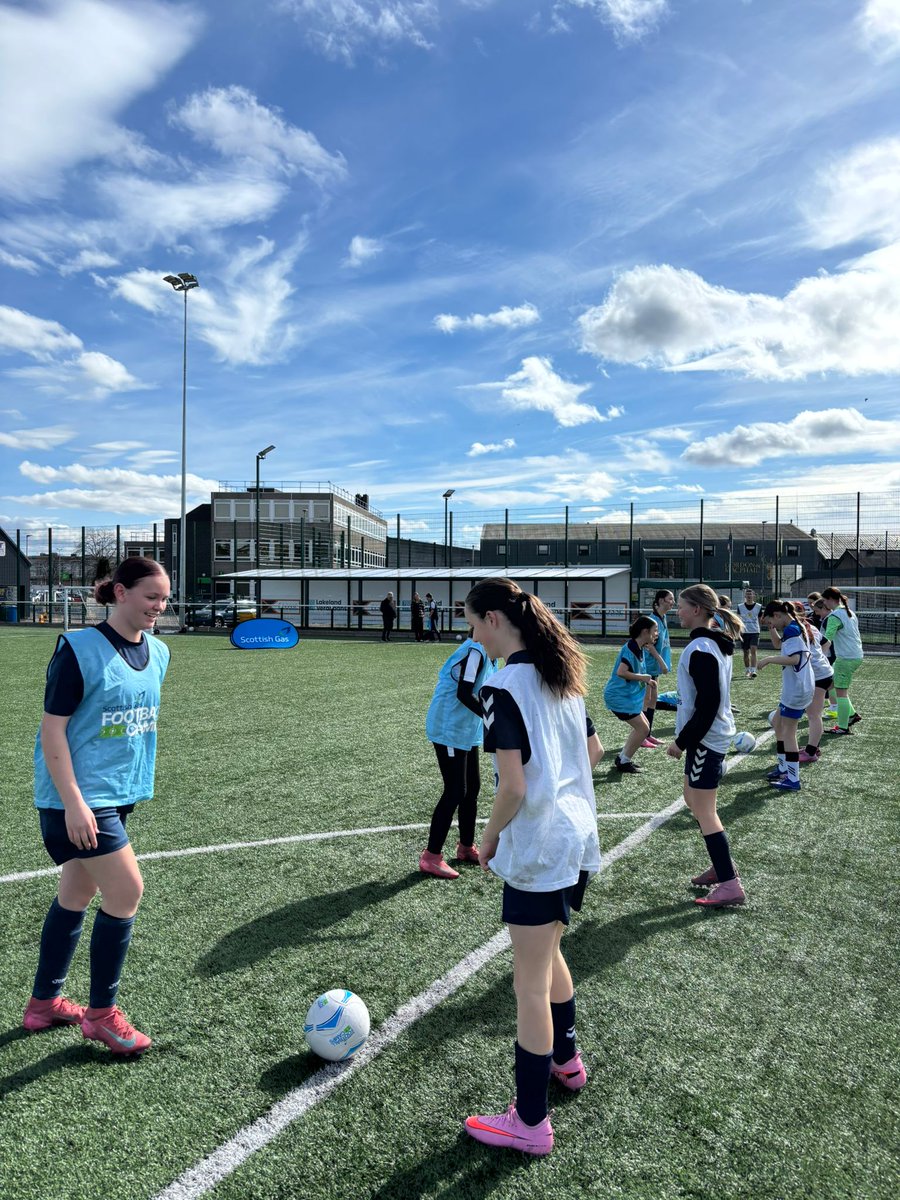 ECFC_Community's tweet photo. Our 2026 @scottishgas Girls Easter Camp was a great success over the Easter holidays some unreal football played by the girls and a surprise appreance by our Elgin City Ladies team at the end of the week was a great way to finish off what had been an amazing week https://t.co/R74eTktWNY