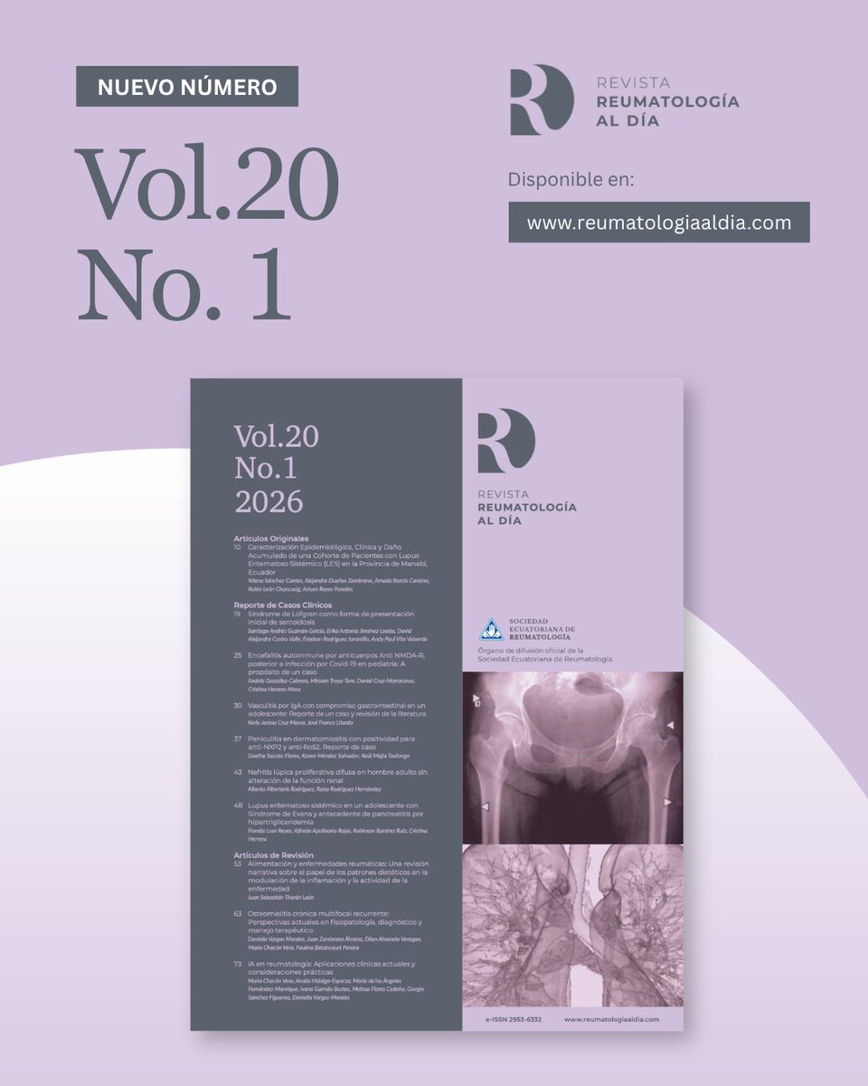 Revista Reumatología al Día tweet media