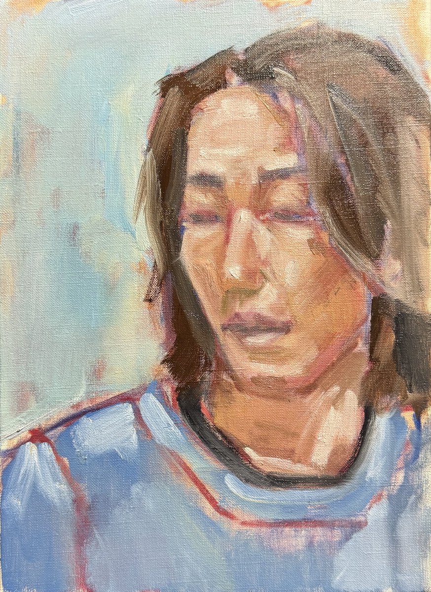 4月4日(土)〜4月25日(土〕
西川勝と《a portrait》 light 
そしてmasaruライブラリー（宮澤賢治）

Rie Leeさまの《a portrait》加筆しました
肩幅がゴツくなっている
立ち姿とは違い
パフォーマンスする時は
かなりのパワーがみなぎっているので
その部分だけ強調してしまったようだ

喫茶EARTH