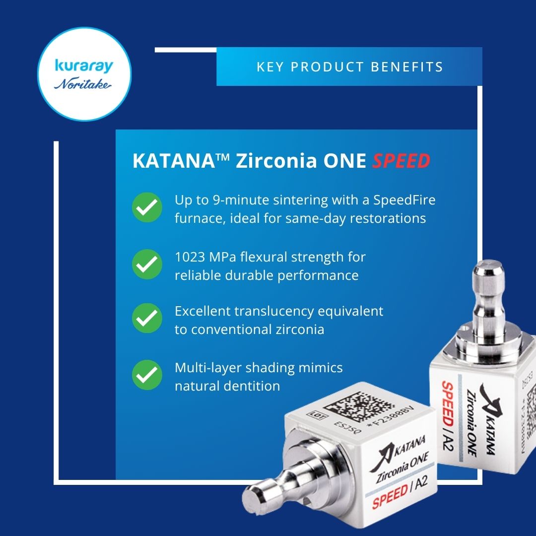 kuraraydentalus's tweet image. Same-Day Dentistry upgraded with KATANA Zirconia ONE Speed Block! Up to 9-minute sintering with a SpeedFire furnace!

#katana #dental #dentistry #dentaltechnology #dentalinnovation