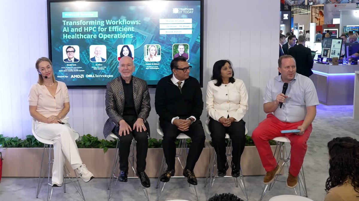 ehrandhit's tweet photo. Transforming Workflows: AI and HPC for Efficient Healthcare Operations #TransformHIT @KMTurk @DellTechHealth @AMD @marxtango @HIMSS #hcldr #HIMSS26
https://t.co/uJMBHYH3Yr https://t.co/61cO86zutT