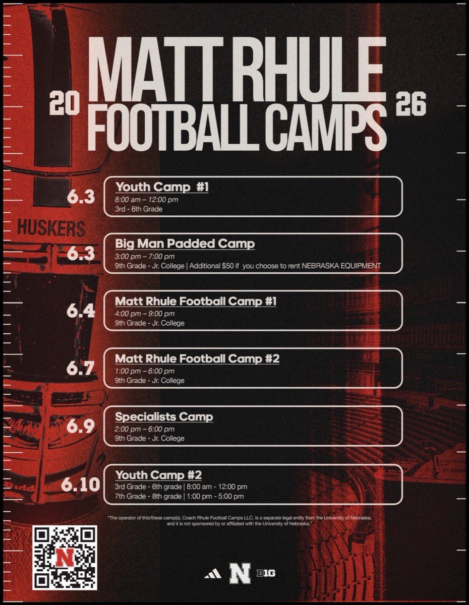 Elibetz28's tweet photo. Thank you @HikeDevon for the invite to the Nebraska football camps ! @CoachWMcVey @1stDownAntlers https://t.co/CC2rRy7vEl