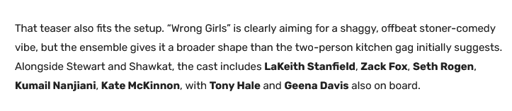 Kate McKinnon and Geena Davis? WHAT? theplaylist.net/wrong-girls-vi…