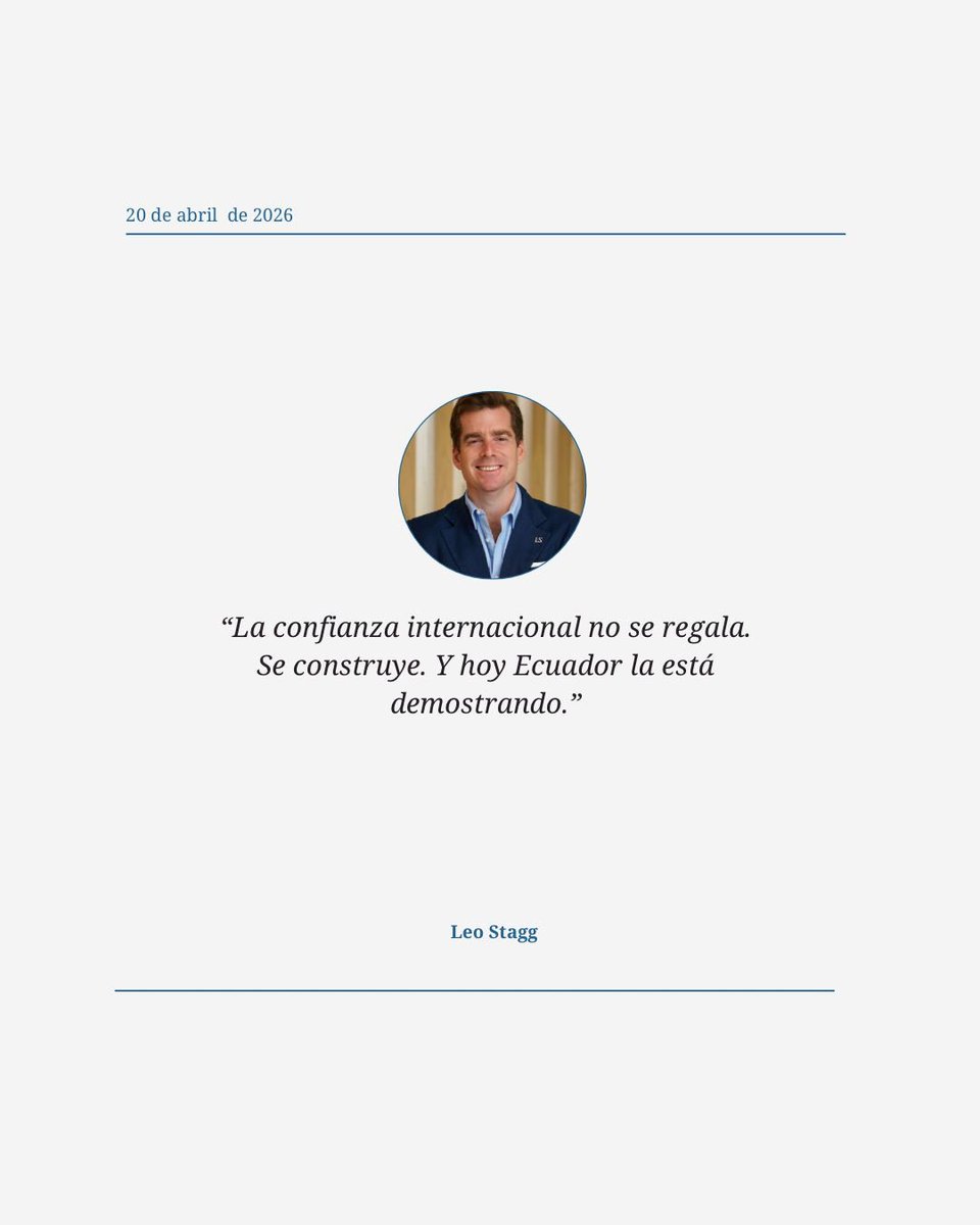 Leonardo Stagg 🇪🇨 tweet media