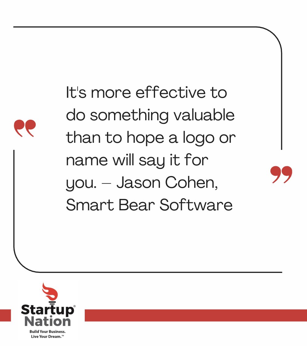 StartupNation's tweet image. Do something valuable. #startups #entrepreneurs #startupnation