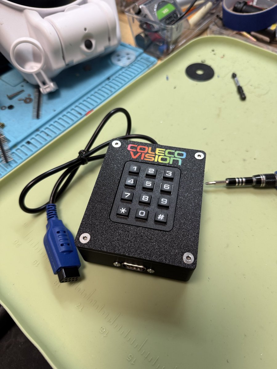 Workbench Update: so many #retrogaming goodies for everyone- current orders shipping out - #Atari 5200 Arcade Stick, #Colecovision control pads and keypad modules, #atari 7800 Arcade stick