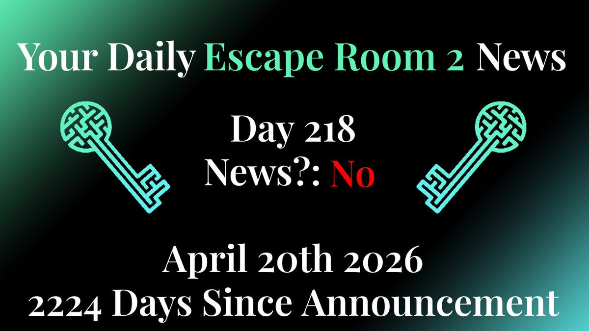 DailyER2News's tweet image. #Roblox #TeamEscapeRoom #EscapeRoom2