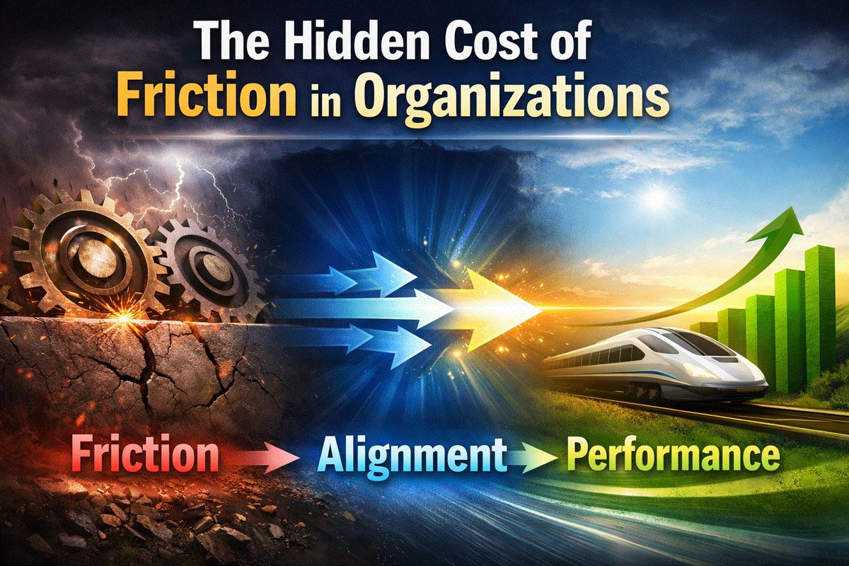 thinkers360's tweet image. The Hidden Cost of Friction in Organizations buff.ly/anyaagL via @Be_The_Dream of Be_The_Dream on @Thinkers360 #DigitalTransformation #Leadership #Management 📣 Expert? Get certified at Thinkers360: buff.ly/gi4ZLGt