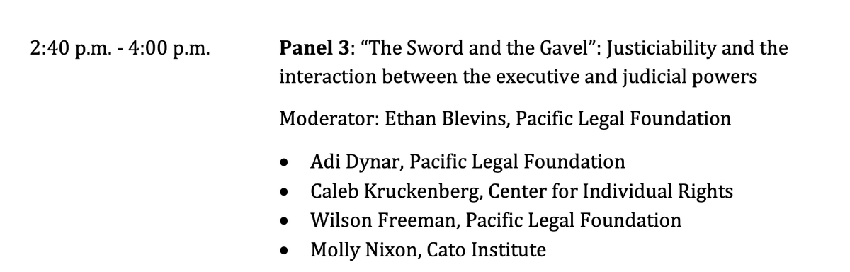 nyujll's tweet photo. Panelists included @scottmacguidwin @EricBolinderLaw @becketfund @jedshug @kevincwalsh @Kruckenberg_Esq @CatoInstitute @ethanwb. https://t.co/05VpWYt53e