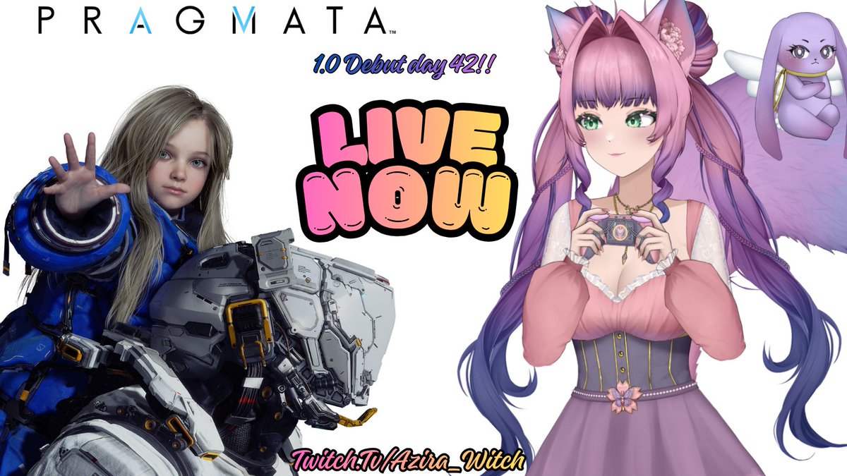 azira_witch's tweet photo. LIVE MEOW!!

{DROPS} 1.0 MODEL DEBUT Day 42! 

First play through! I only have had Diana for a day and I would end it all for her! 

https://t.co/voI9SLGH3d

#vtuber #pragmata https://t.co/hNbVHOIw0v
