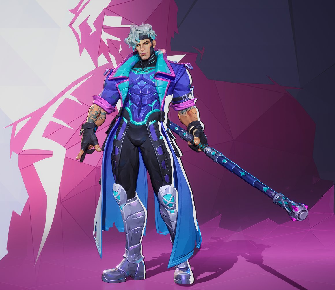 KageMitsuneTTV's tweet image. Please tell me someone else sees it and I'm not just fucking old as shit. 

#marvelrivals #gambit #90ssolojazz #gambitskins