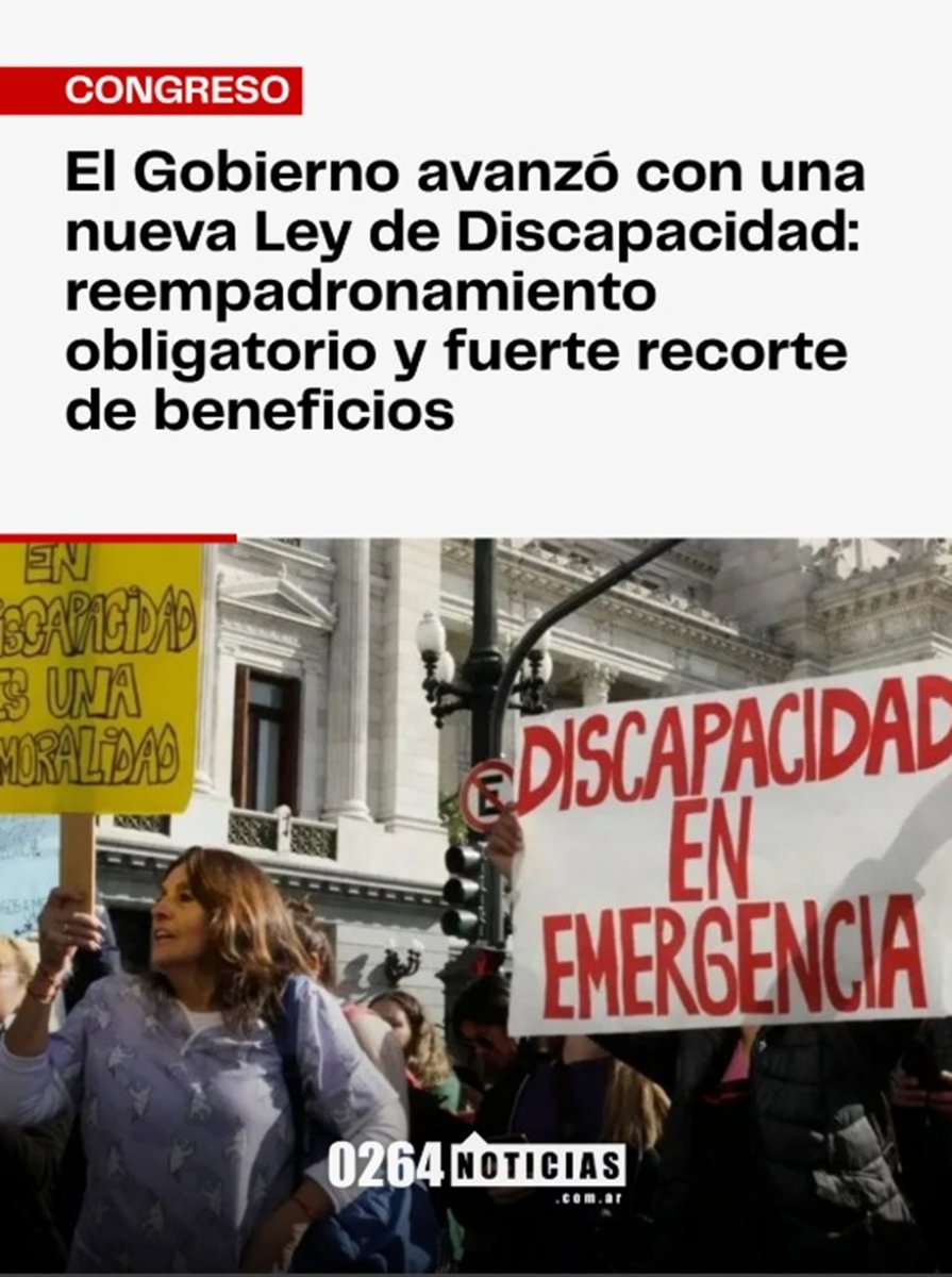 GENOCIDIO DE DISCAPACITADOS 18 provincias rechazaron la reforma regresiva de Nación de reformar la Ley de Salud Mental con el objetivo de quitarle la obligatoriedad de inversión al Estado nacional #DiscapacidadEnEmergencia
#ElPeorGobiernoDeLaHistoria #JuicioPoliticoYa