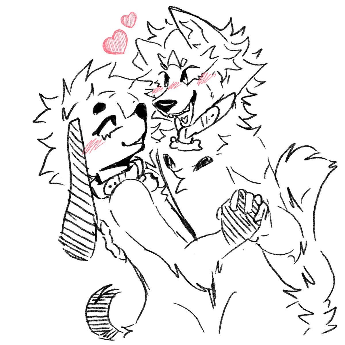 BowlOfWolfieos's tweet photo. Gay dogs 

Sorry guys I’ve been dead art shall resume 💭 https://t.co/ZkNVHCqUkV