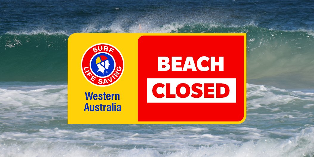 SLSWA's tweet image. #CLOSED Lifeguards have closed Secret Harbour due to dangerous surf conditions. #myWABeach