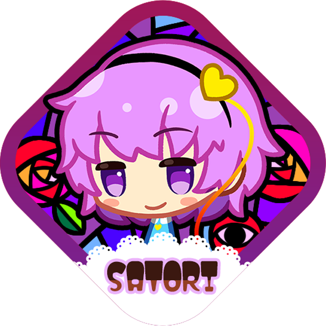 gun_marimo's tweet photo. こんなアクキーを作ってみたよ
背景はほぼ共通だけど、さとりとこいしはステンドグラスっぽくしてみたよ
今回白版を工夫して置いてみたけど、きれいに出来上がってるかは神の味噌汁 https://t.co/R0a3T8E7HB
