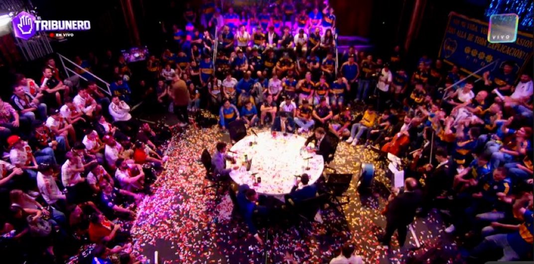 Lo feliz que me hacen estos tipos. Es el Tribunero de todos los tiempos. Si no termina mal hoy es un milagro. Gracias.