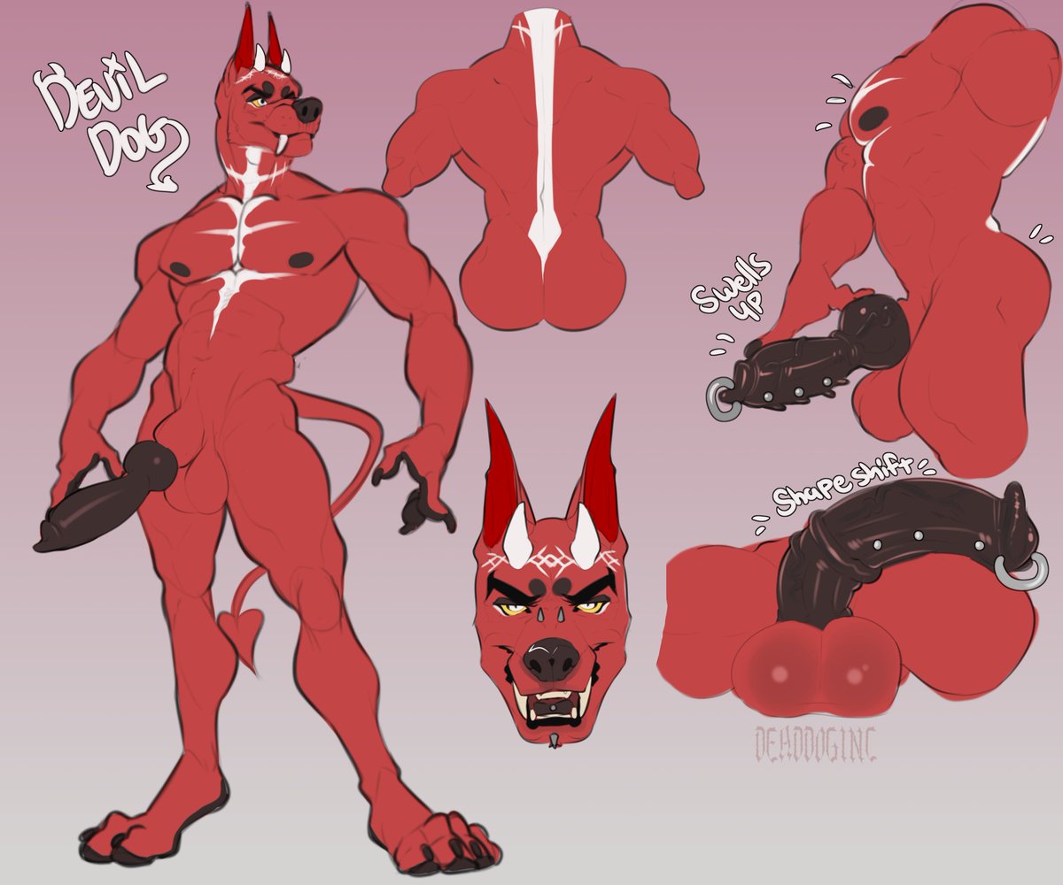 I was holding onto this Idea of a shape shifting devil dog incubus type but I think Ill sell him for 300.00 If anyone would like to give him a good home <3 
Just Dm to claim