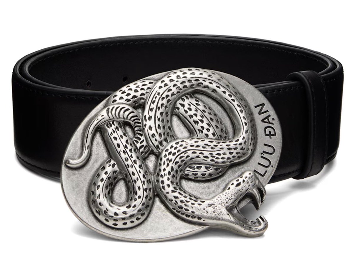 For those #Glamberts interested #AdamLambert was wearing a LU'U DAN (Vietnamese phrase meaning dangerous man/bad boy) snake belt buckle in his last IGS stories ☺️