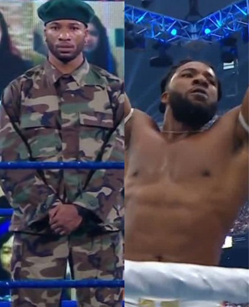 richard93612's tweet image. Marzo de 2021: Trick Williams era un "guardia de seguridad" para Apollo Crews durante la era del Thunder Dome (Cúpula del trueno), en #Smackdown.  
Abril de 2026: +50.000 personas acaban de verlo ganar el #USTitle en #WrestleMania.

#WWE #WWEEspañol
