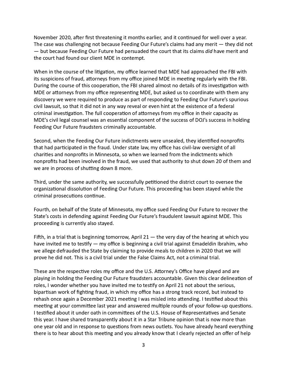 Attorney General Keith Ellison tweet media