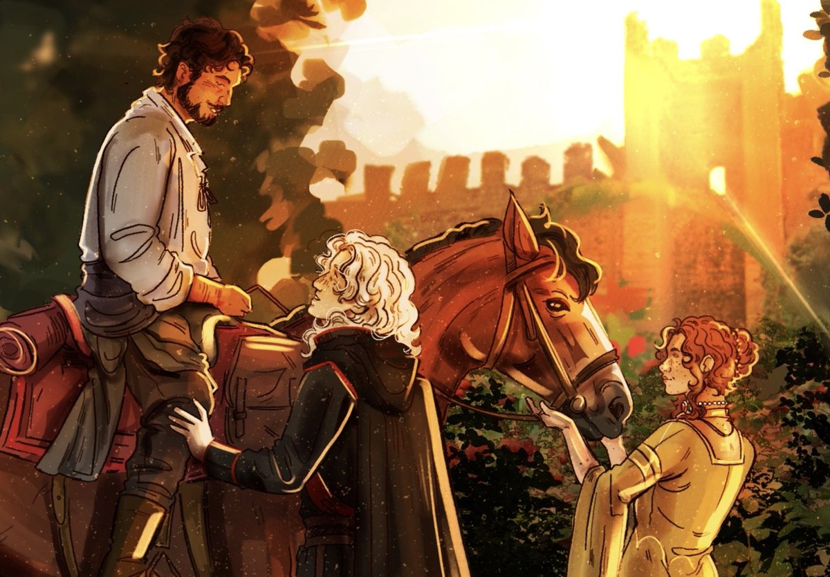<a href="/novaasker/">Nova Asker</a> 's Aerys, Helena and Sir Benedict because I love them dearly 
#akotsk #oc #asoiaf