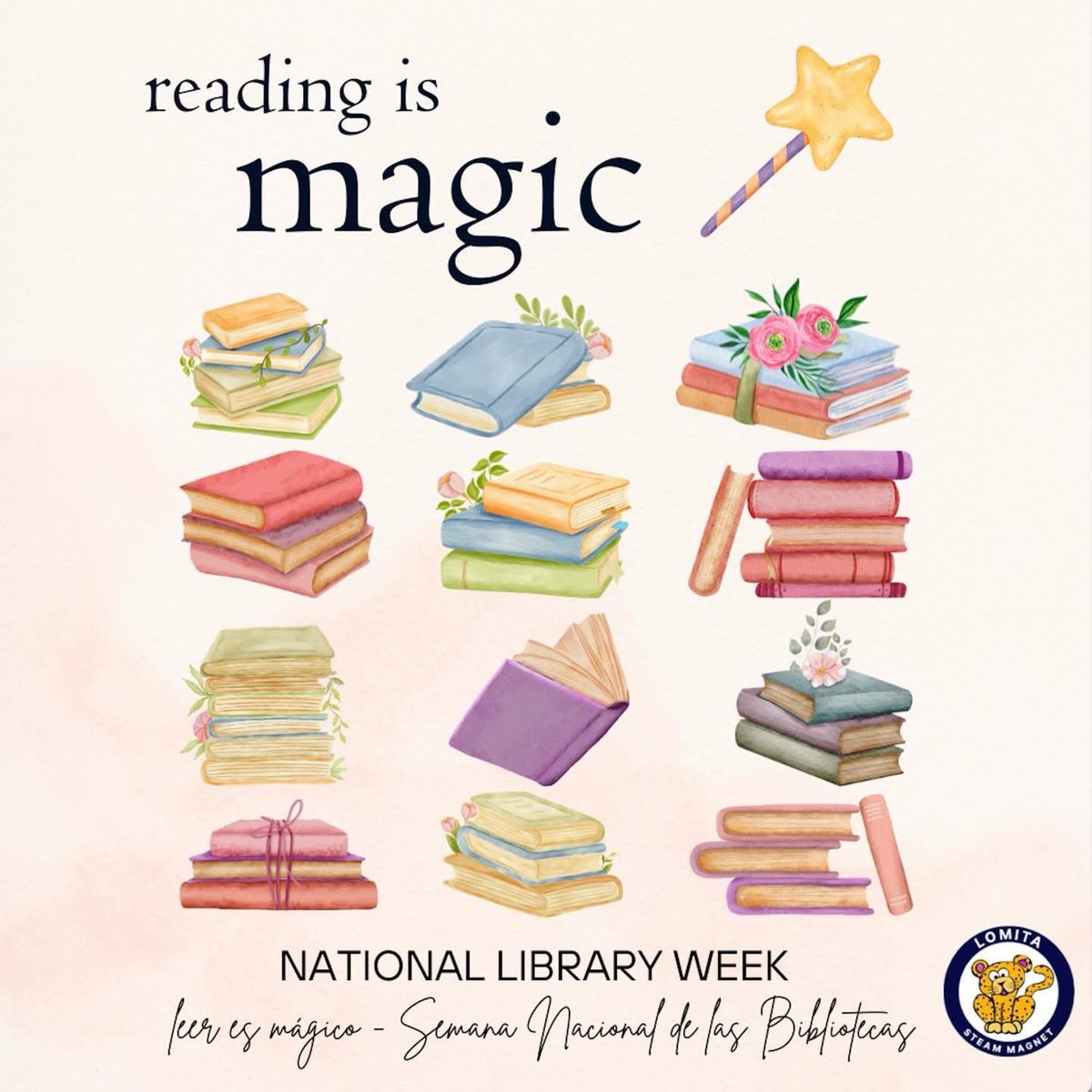 🪄 📚 Happy National Library Week! Go visit your local library and see what magic awaits you…