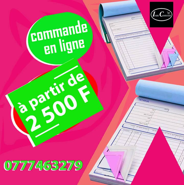 Visuelplus3's tweet photo. Commandez directement en ligne et vous serez livré à domicile ou au bureau. Service client: +2250103355838 - WhatsApp 0777463279

 #Factures
#carnet
#bon 
#caisse
#Comptabilité 
#livraisonrepas https://t.co/P2bbOFw779