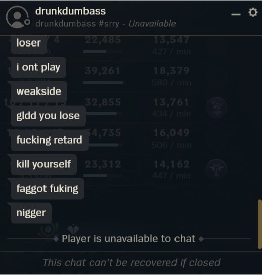 valerieval43888's tweet photo. @RiotSupport at what point do we ban players like this? They just trolled a game and then blamed me in the jungle because he go ganked at level 3.
Game ID: 5544306505 https://t.co/okG0JHLXkI