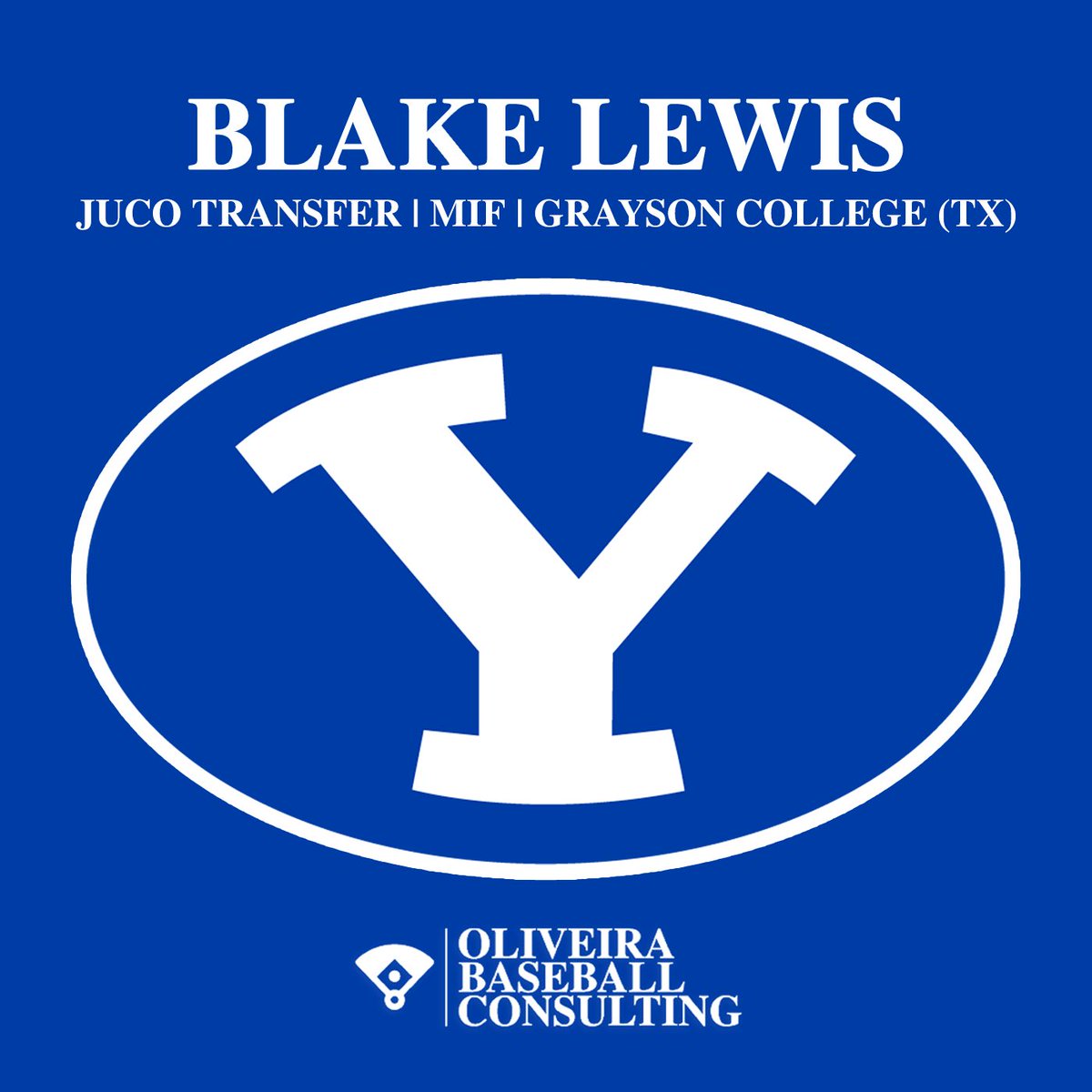 OBC_Recruits's tweet image. Congrats to Blake Lewis on his commitment to Brigham Young University. The Cougars are bringing one of the top JUCO performers in the country to Provo. Excited for the Lewis family #BYU #GoCoogs #Big12 #Committed #OBC