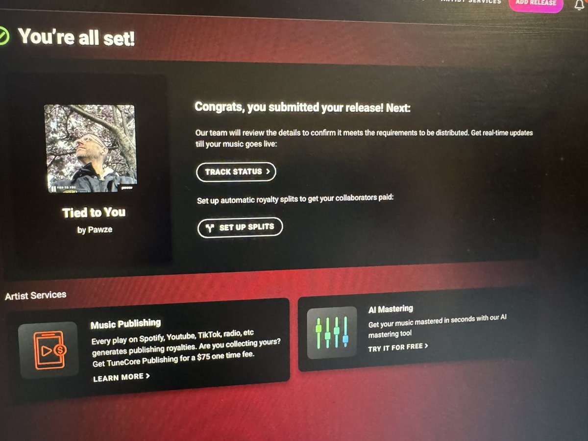 HelloPawze's tweet photo. “Tied to You” has been submitted and I cannot wait for it to be out there!!

❤️ seriously to all who listen to my music, you don’t know how much your support means to me.

🙏🏻❤️🐾

#newmusic #deephouse #house #pawze #tiedtoyou https://t.co/0wZjQWleyN