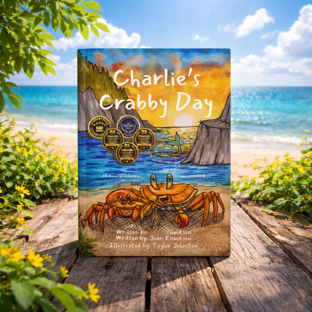 Gear up your kids for their summer reading goals with The Crustacean Chronicles trilogy. Begin with “Charlie’s Crabby Day” and dive into the world of life on Conch Beach.