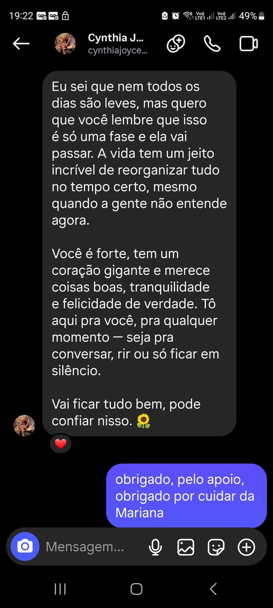 muito ruim, a melhor amiga da minha irmã, se mostra mais interessada e me dá mais apoio que qualquer amigo meu.... é um fase de terminos