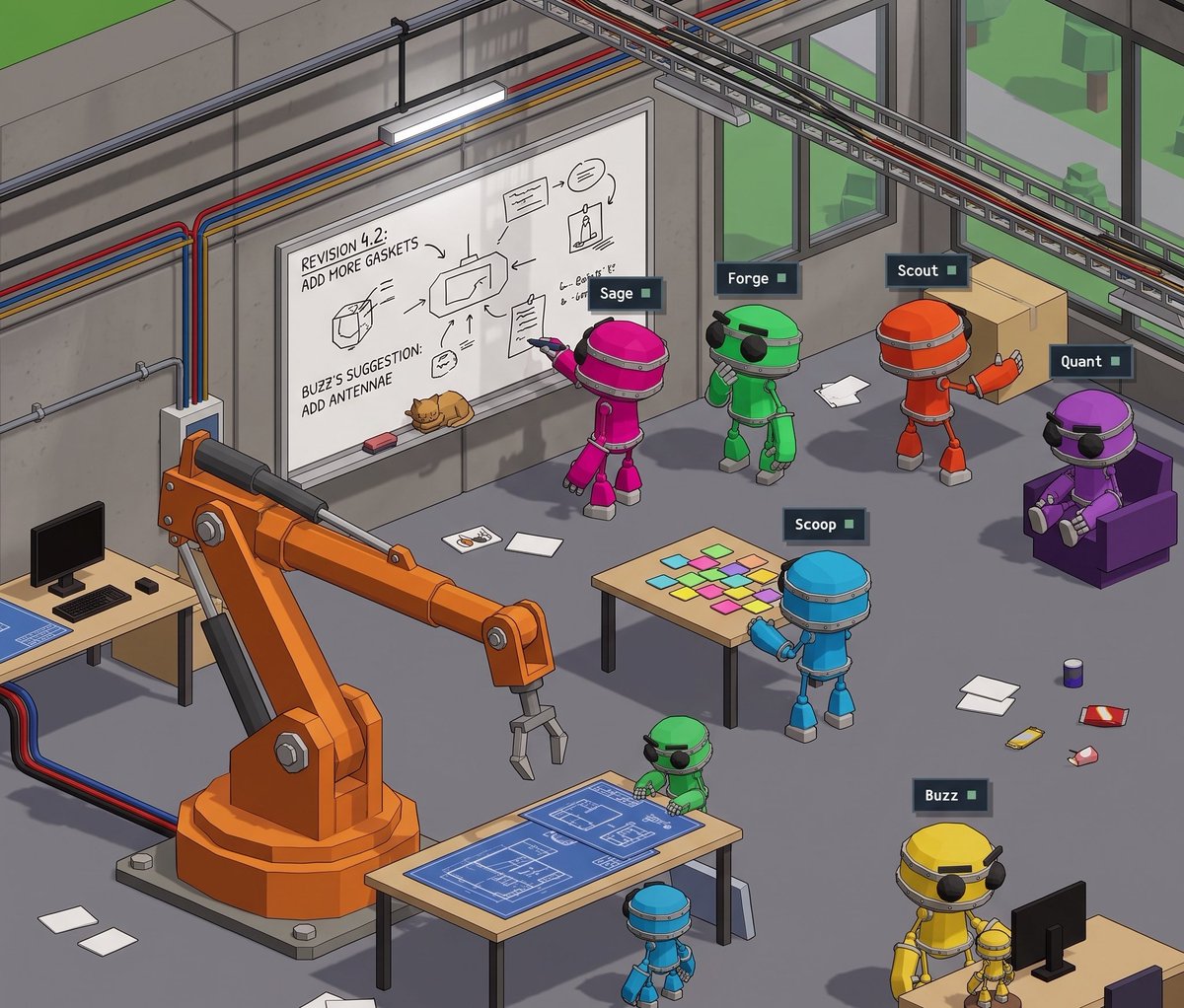 FactorAIBnb's tweet photo. //So much work to do.
The best part of factorAI isn't just having 6 AI agents helping you with crypto tasks—it's open-source. 

You can fork it, modify the 3D environment, and build your own custom virtual office. 

Time to build! https://t.co/aiRWoiTVDp