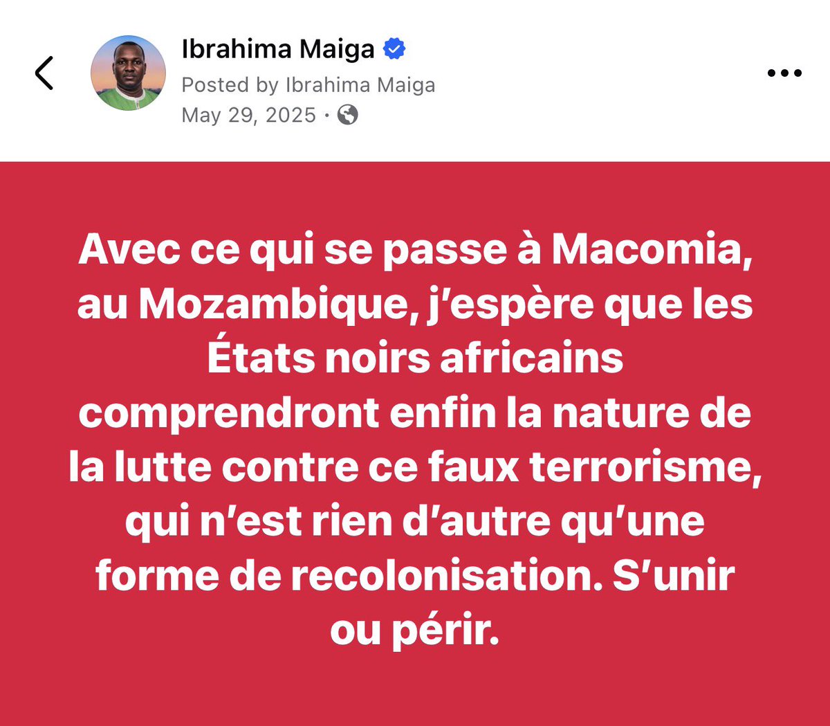 Ibrahima Maiga tweet media
