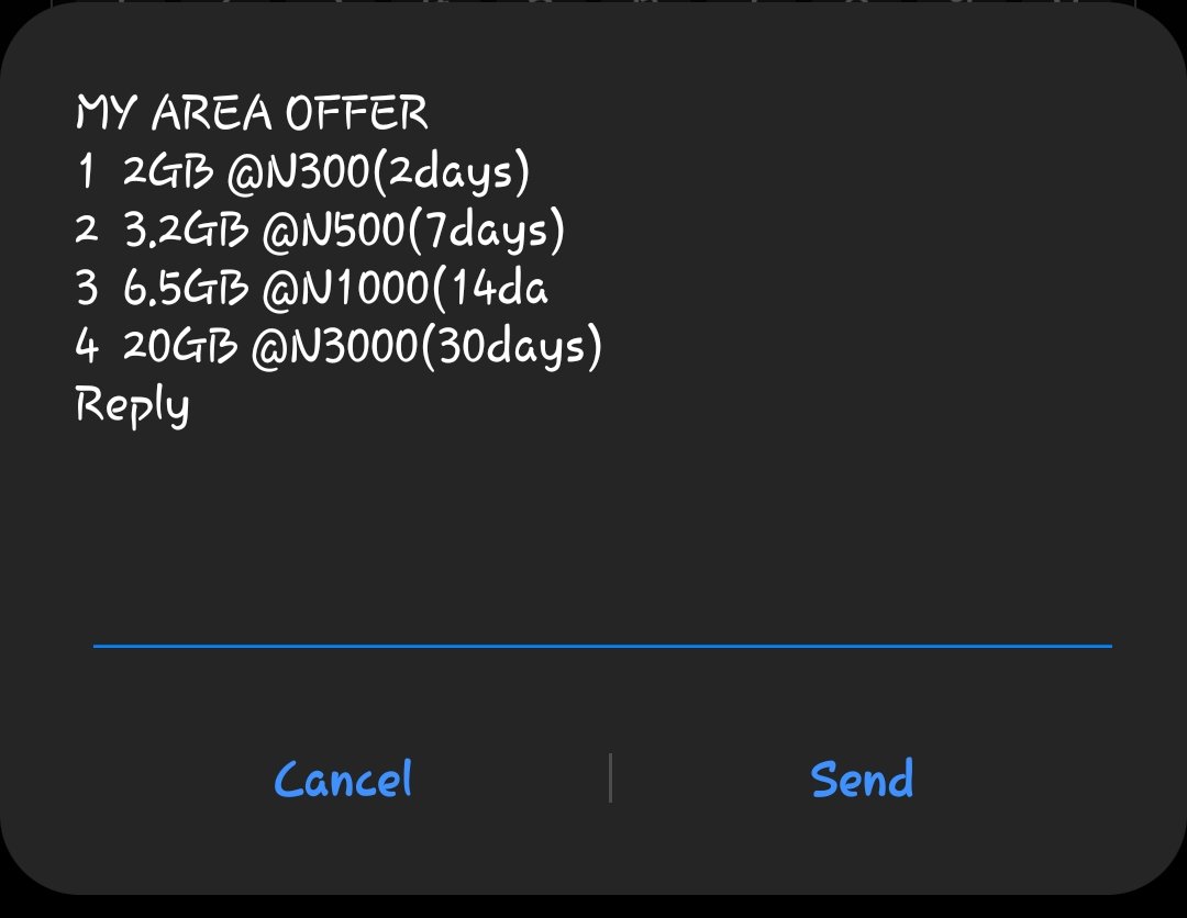 Yes, this one have better options
*312*562#
My area 
Airtel
Not everyone will be eligible tho