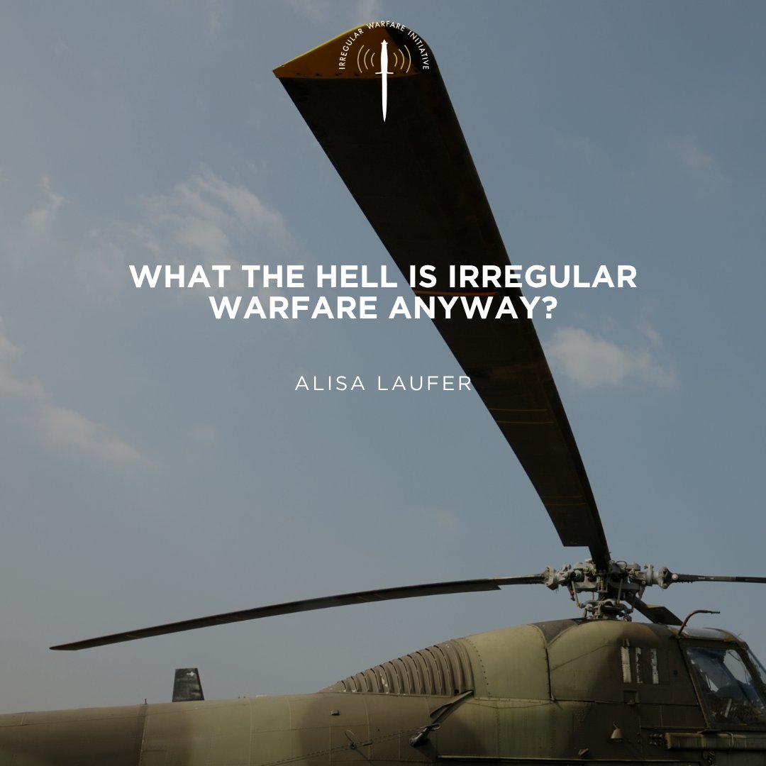 IrregWarfare's tweet photo. New IWI Podcast: What the Hell Is Irregular Warfare Anyway?

In Episode 152 of the Irregular Warfare Podcast, Alisa Laufer leads a conversation on one of the field’s most persistent challenges: defining irregular warfare.

Featuring Chris Tripodi, Eric Robinson, and Mike Nagata, this episode explores why the concept has resisted a stable definition across decades of doctrine and practice and what that ambiguity has cost strategically and operationally.

The discussion unpacks three competing frameworks—the maximal, traditional, and competition-disruption models—and asks a fundamental question: what is irregular warfare at its core, and why does getting it right matter for both doctrine and practice?

This episode also engages with Fragmented Frontiers: Three Approaches to Understanding Irregular Warfare, offering a deeper look into how the community continues to grapple with this evolving concept.

🎧 Listen now here: https://t.co/WyMVz5XriR

#IrregularWarfare #NationalSecurity #Strategy #MilitaryThought #SecurityStudies #Podcast