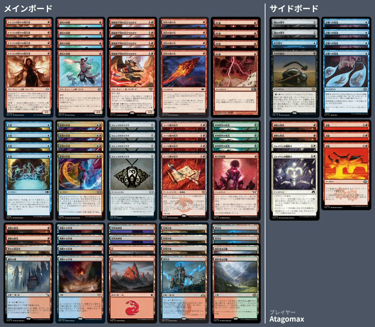 MtgExpress's tweet image. #モダン イベント結果まとめ
チャレンジ1回 / リーグ1回

🏆優勝: Living End
✨注目: Eldrazi Tron（《歪める嘆き》採用）
✨注目: WR（《神の怒り》採用）
✨注目: Jeskai Prowess

詳細はスレッドに追記します。

#MTG #mtgjp