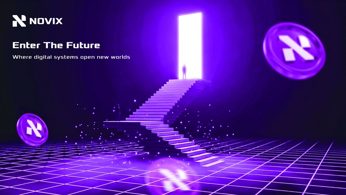 Tyler_Crafts's tweet photo. So yesterday, I shared the logo concept for NOVIX.

Today, I’m expanding it into a Web3 flyer series.

Each slide represents a different layer of the ecosystem💜

#Web3 #CryptoDesign #BrandIdentity #LogoDesign #DigitalDesign #BrandDesign #Crypto #BlockchainDesign #FintechDesign https://t.co/tFiU0JrCIQ