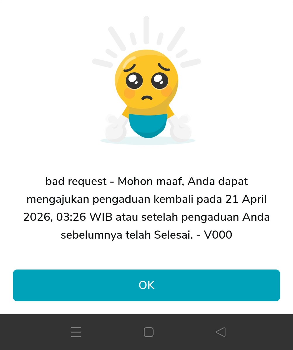 uwoo_wu's tweet photo. @pln_123 apaan sih?? Udah 05.28 kok masih gak bisa?? https://t.co/Mzfv0UbZST