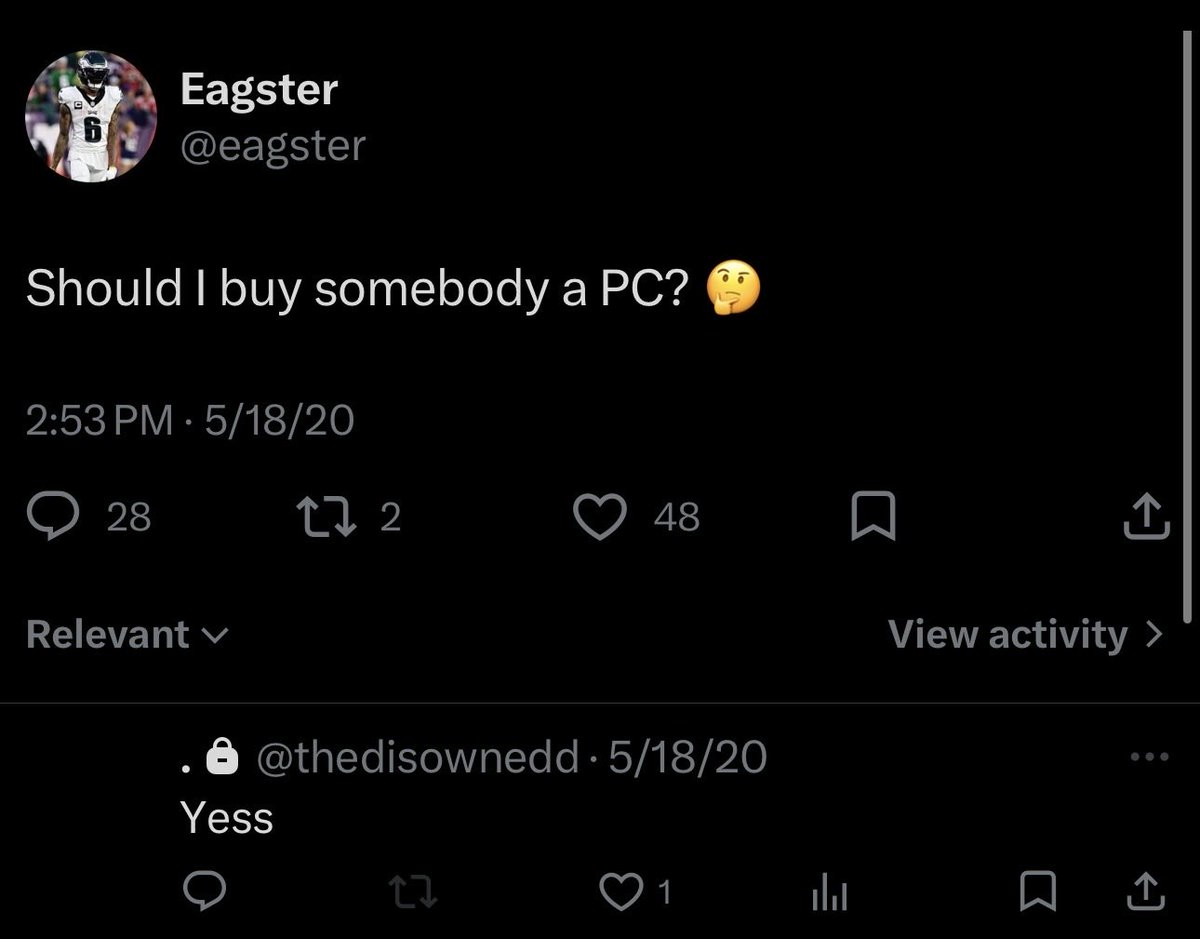 Eagster tweet media