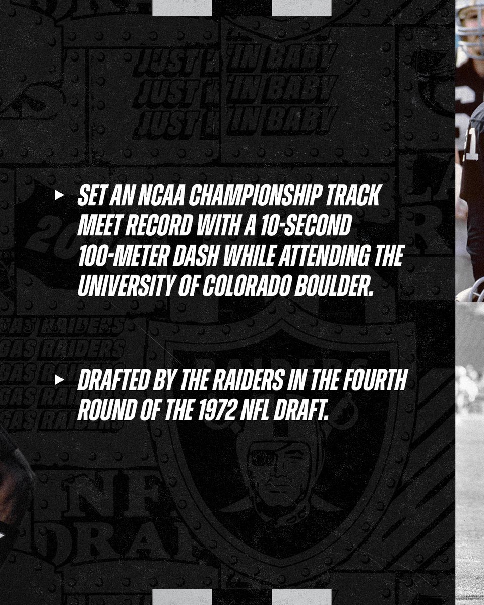 Raiders's tweet image. He is speed 💨 #RaiderNation 

Tune in to the 2026 @NFL Draft on @NFLNetwork April 23-25!